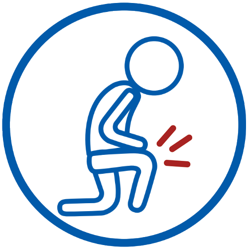 Unsere Fußeinlagen können helfen, das Knie zu entlasten und Schmerzen reduzieren.